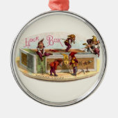  Cigar Box Gnomen Metalen Ornament (Voorkant)