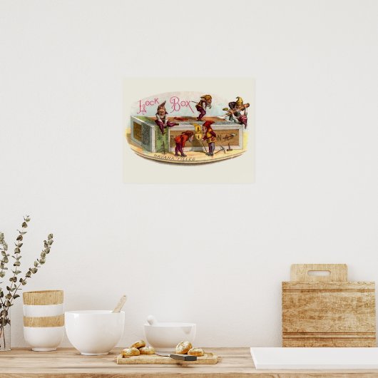  Cigar Box Gnomen Poster (Keuken)