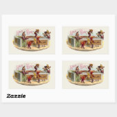  Cigar Box Gnomen Rechthoekige Sticker (Vel)