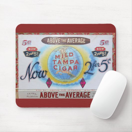 Cigar Box  Label Mousepad Muismat (Met muis)