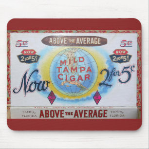 Cigar Box  Label Mousepad Muismat
