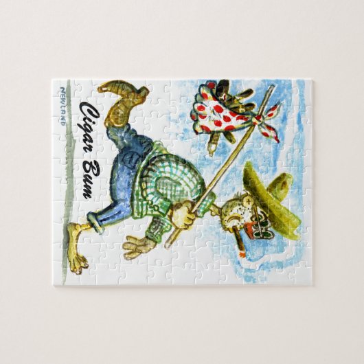 Cigar Bum Puzzle Legpuzzel (Horizontaal)