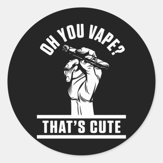 Cigar Cutter Smoke Humidor Tobacco Cigars Lover Gi Ronde Sticker (Voorkant)