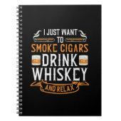 Cigar en Whiskey Quote Notitieboek (Voorkant)