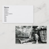 Cigar-end-verkoper, c.1865 (foto) visitekaartje (Voorkant / Achterkant)