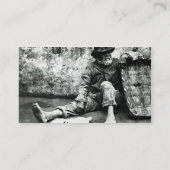 Cigar-end-verkoper, c.1865 (foto) visitekaartje (Achterkant)