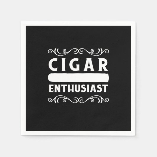 Cigar Enthusiast Servet (Voorkant)