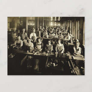 Cigar Factory circa 1900, Red Lion, York Co., PA Briefkaart