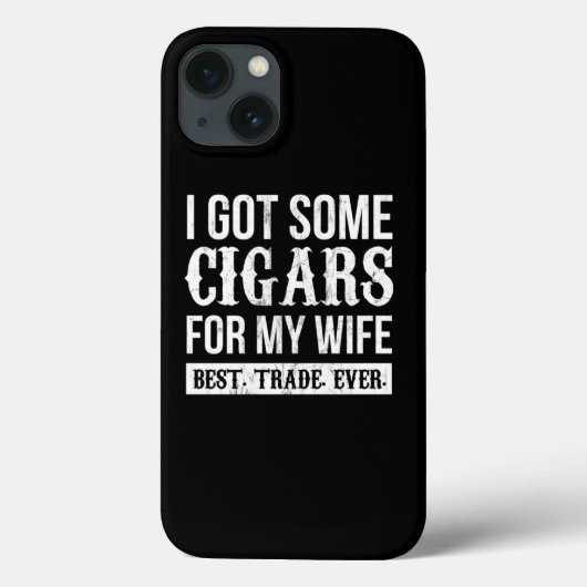 Cigar Gift Idea Funny Cigar Accessories Gift Set D Case-Mate iPhone Case (Achterkant)