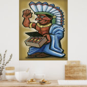Cigar Indian Poster (Keuken)