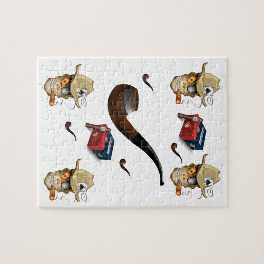 Cigar Jigzaag Puzzle Legpuzzel (Horizontaal)