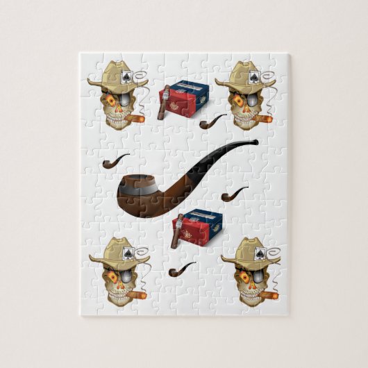 Cigar Jigzaag Puzzle Legpuzzel (Verticaal)