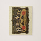 Cigar Label Art, Bank Note Money Finance Legpuzzel (Verticaal)