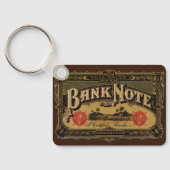  Cigar Label Art, Bank Note Money Finance Sleutelhanger (Achterkant)