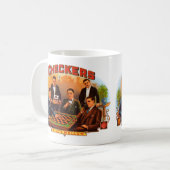 Cigar Label Art, Checkers Mild en Mellow Koffiemok (Voorkant links)