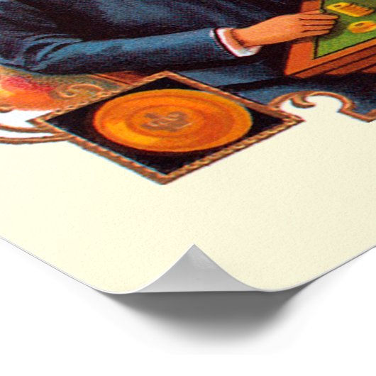  Cigar Label Art, Checkers Mild en Mellow Poster (Hoek)