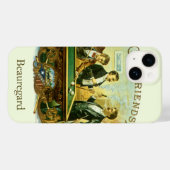  Cigar Label Art, Club Friends Billiards Case-Mate iPhone Case (Achterkant (horizontaal))