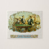  Cigar Label Art, Club Friends Billiards Legpuzzel (Horizontaal)