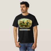  Cigar Label Art, Club Friends Billiards T-shirt (Voorkant volledig)