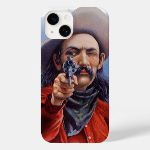 Cigar Label Art, Cowboy past het merk aan Case-Mate iPhone 14 Hoesje