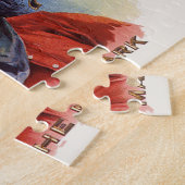  Cigar Label Art, Cowboy past het merk aan Legpuzzel (Zijkant)