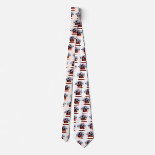  Cigar Label Art, Cowboy past het merk aan Stropdas (Achterkant)