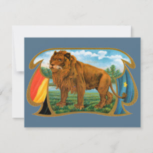 Cigar Label Art, Leon, koning van het Oerwoud