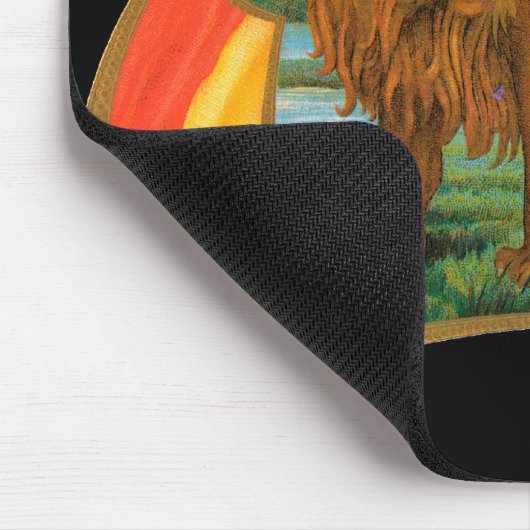  Cigar Label Art, Leon, koning van het Oerwoud Muismat (Hoek)