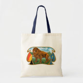  Cigar Label Art, Leon, koning van het Oerwoud Tote Bag (Voorkant)