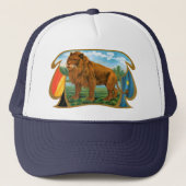  Cigar Label Art, Leon, koning van het Oerwoud Trucker Pet (Voorkant)