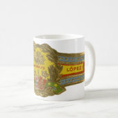 Cigar Label Art, Manuel Lopez Imperiales Koffiemok (Voorkant rechts)