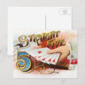  Cigar Label Art recht spoelen met hart Briefkaart (Voorkant / Achterkant)