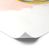  Cigar Label Art recht spoelen met hart Poster (Hoek)