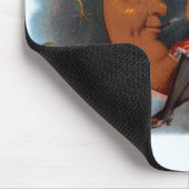  Cigar Label Art, Victoriaans op maan Muismat (Hoek)