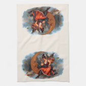  Cigar Label Art, Victoriaans op maan Theedoek (Verticaal)