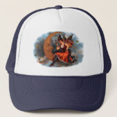  Cigar Label Art, Victoriaans op maan Trucker Pet (Voorkant)