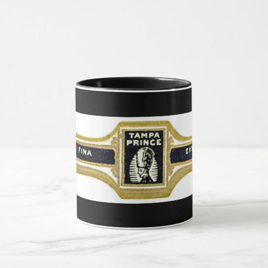 Cigar Label Tampa Prince Mok (Midden)