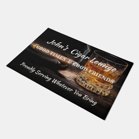 Cigar Lounge Doormat Deurmat (Schuin)