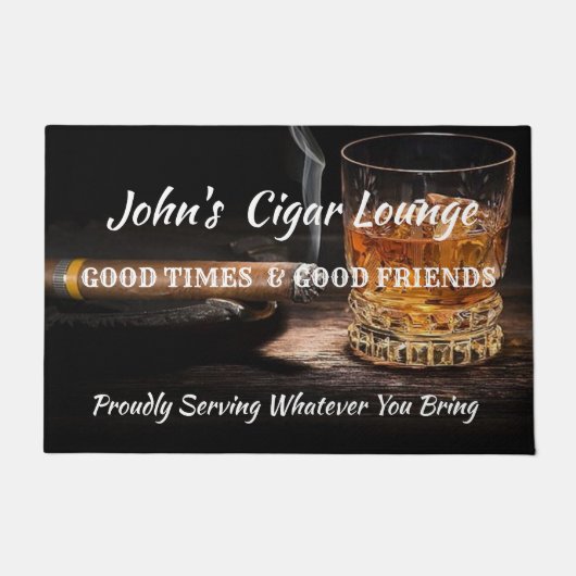 Cigar Lounge Doormat Deurmat (Voorkant)