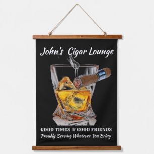Cigar Lounge Hangend Wandkleed