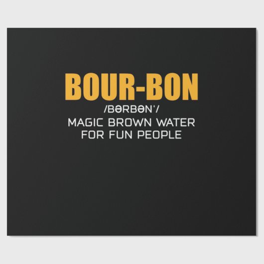 Cigar Lover | Bourbon Magic Brown Cadeaupapier (Vlak)
