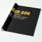Cigar Lover | Bourbon Magic Brown Cadeaupapier (Uitgerold)
