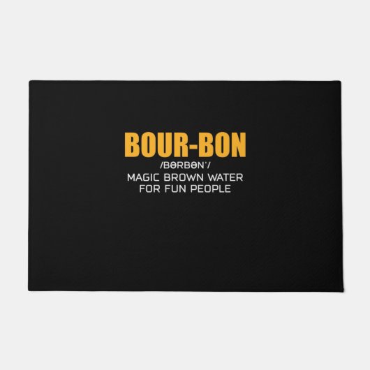 Cigar Lover | Bourbon Magic Brown Deurmat (Voorkant)