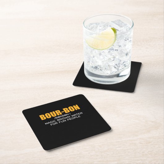 Cigar Lover | Bourbon Magic Brown Kartonnen Onderzetters (Insitu)