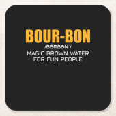 Cigar Lover | Bourbon Magic Brown Kartonnen Onderzetters (Voorkant)