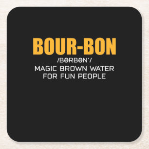 Cigar Lover   Bourbon Magic Brown Kartonnen Onderzetters