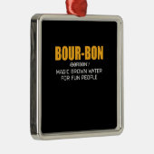 Cigar Lover | Bourbon Magic Brown Metalen Ornament (Rechts)