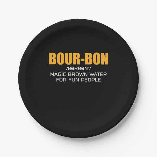 Cigar Lover | Bourbon Magic Brown Papieren Bordje (Voorkant)
