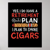 Cigar Lover | Ik ben van plan om auto's te roken Poster (Voorkant)