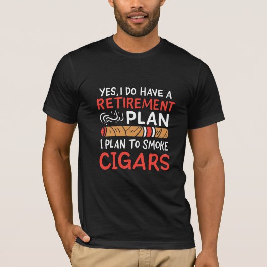 Cigar Lover | Ik ben van plan om auto's te roken T-shirt (Voorkant)